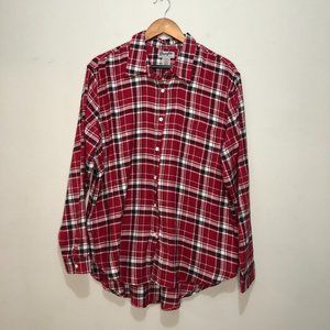 Wrangler Plaid Long Sleeve Button Front Shirt - XLarge